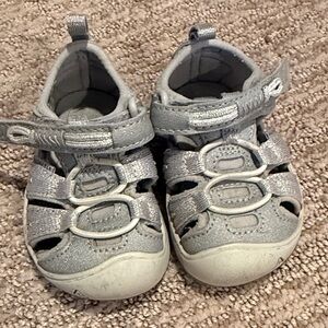 KEEN Gray/Silver Washable Baby Water Shoes
